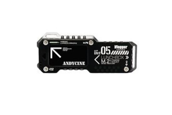 Lunchbox V M.2 SSD NVME&SATA Enclosure M.2 Case up to USB 3.1 Gen 2 10Gbps RT...