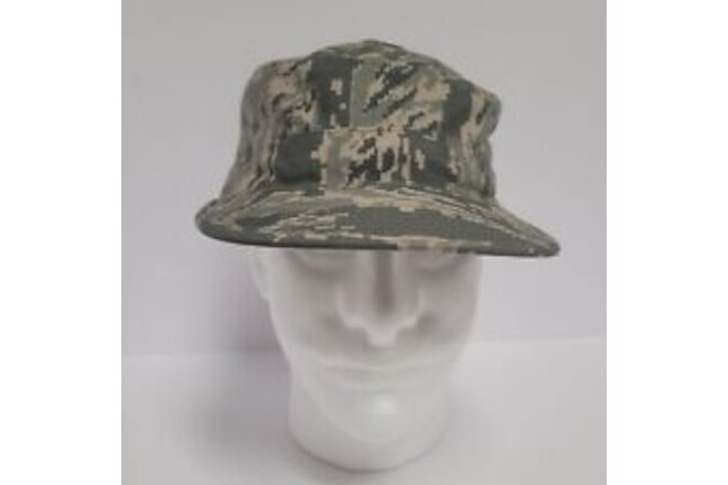 Air Force Military 5 Panel Hat Sz 7 1/4 Digital Camo Tactical Camouflage Hunting