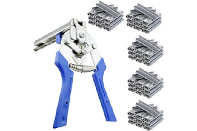 Type M Nail Ring Pliers,Multi-function Cage Clamp Hog Ring Pliers with 3000pcs M