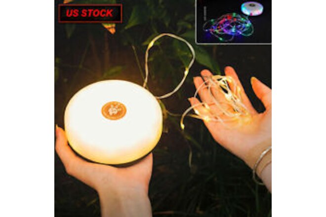 10M Multifunctional Camping Light Portable Outdoor Waterproof LED String Lights