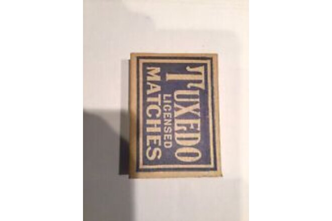 Antique/ Vintage Tuxedo Matchbox