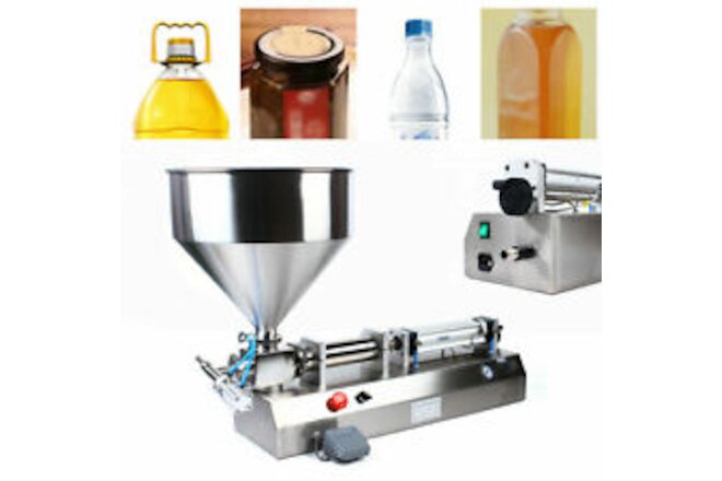 50-500ml Pneumatic Liquid Paste Filling Machine For Cream Shampoo Cosmetic