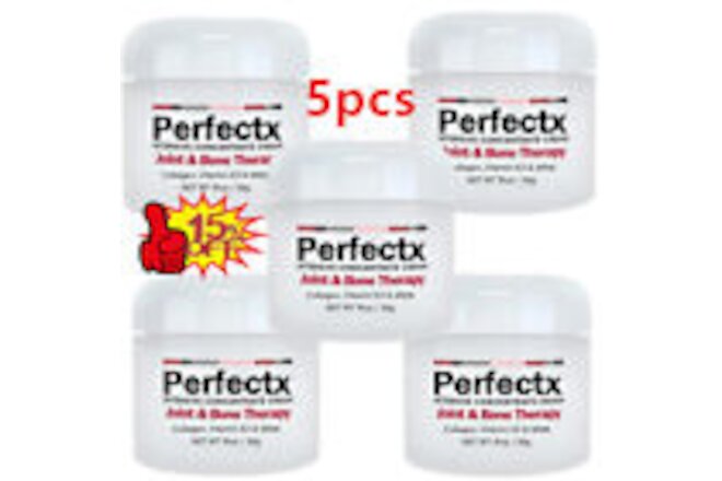 5PC Perfectx Joint & Muscle Therapy for Relief & Recovery, 1 Oz. Cream n-