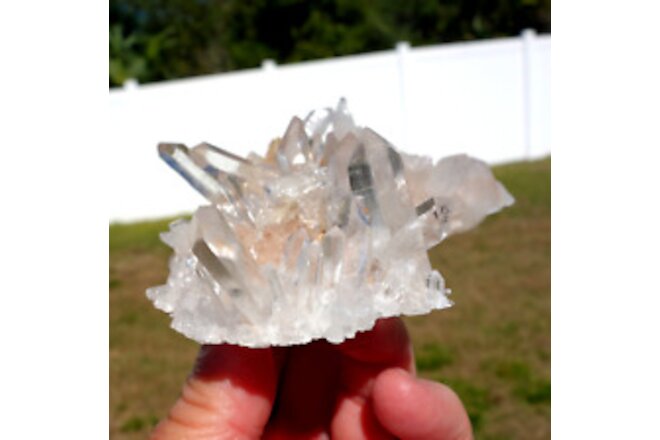 Brilliant Himalayan Mountain Crystal Points Clear Quartz Cluster For Sale