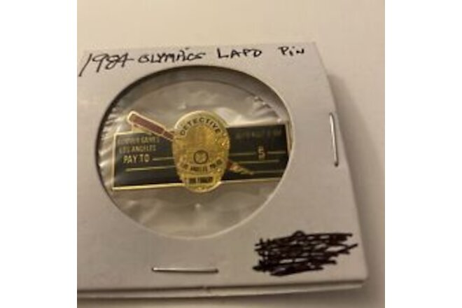 1984 Los Angeles Olympics LAPD Pin