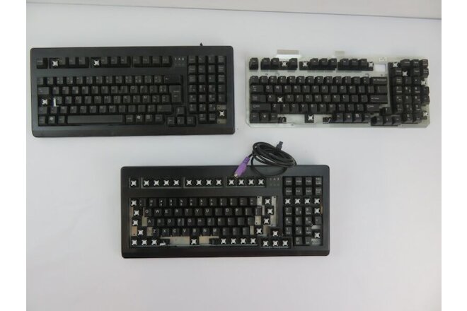 Vintage Cherry G80-1800 Mechanical Keyboard Parts (Lot of 3)