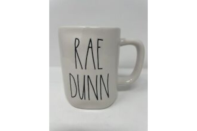 Rae Dunn Signature Mug RAE DUNN (double-sided) Cursive Font + Heart Limited