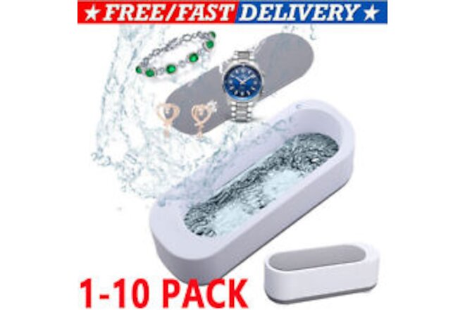 Ultrasonic Cleaner Machine Sonic Wave Tank Jewelry Watch Glasses Cleaning Box