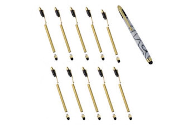 Soft Touch Stylus Project Kit - Gold and Black Chrome Finish, 10 Pack, Legacy