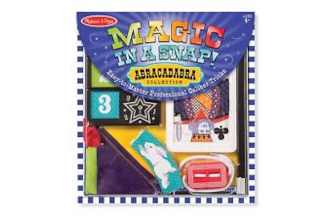 Melissa & Doug Magic in a Snap! Abracadabra Collection Magic Tricks Set (10 pcs)