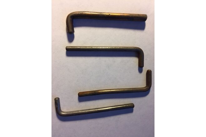 Vintage Set of 4 Piano Hinge Pins parts